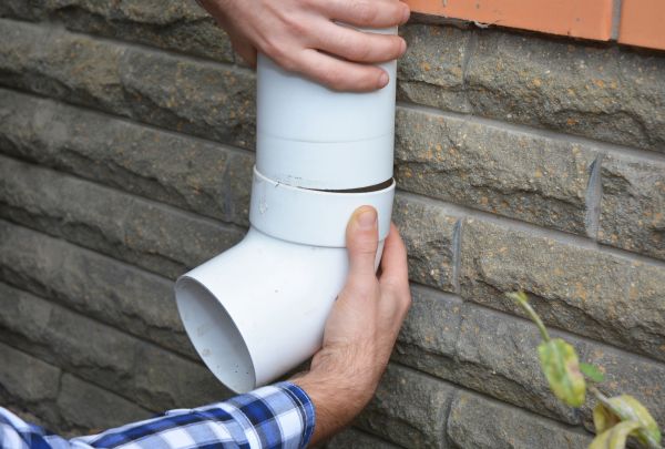 Drainage Downspout Repair in Westlake