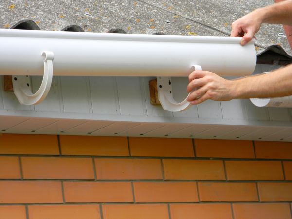 Half Round Gutter Installation in Westlake