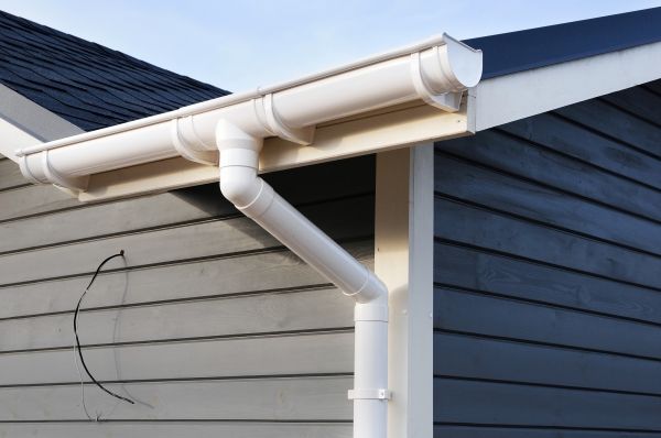 PVC Rain Gutter Installation in Westlake
