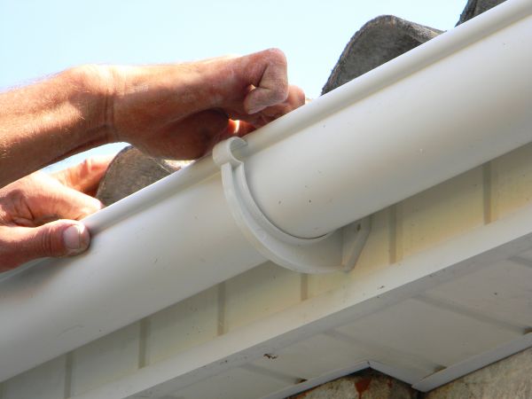 Plastic Gutter Repair in Westlake