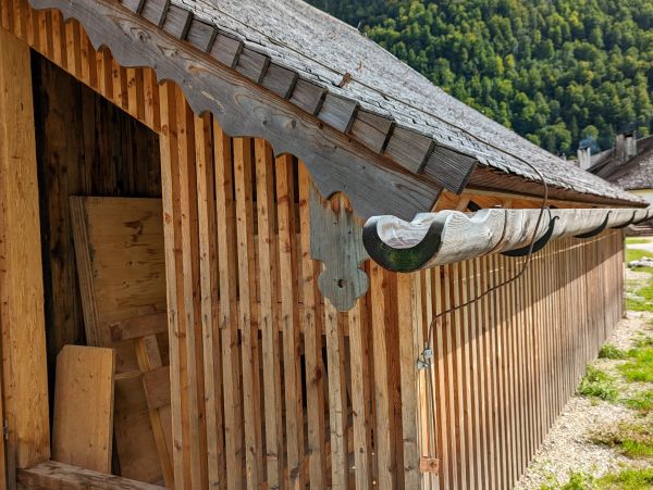 Wood Gutter Installation in Westlake
